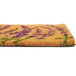 Juvale Floral Spring Coir Door Mat For Front Door, Entryway, 17x30 Lavender Flower Outdoor Welcome Mat For Garden, Garage, Patio, Home, Porch Decor -Home Furnishing Store GUEST 2dd5d30f ee59 4895 b9a9 79393cc2155c