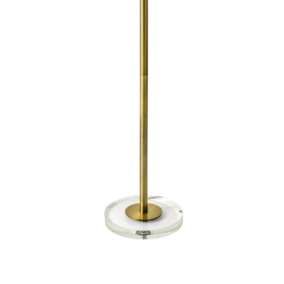 NuLOOM Dexter 60" Metal Floor Lamp Lighting - Brass 60" H X 16" W X 16" D 2 NuLOOM Dexter 60" Metal Floor Lamp Lighting - Brass 60" H X 16" W X 16" D - Image 2