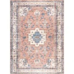 NuLOOM Eleanor Machine Washable Distressed Medallion Area Rug 27 NuLOOM Eleanor Machine Washable Distressed Medallion Area Rug -Home Furnishing Store GUEST 313f6d8d c0ff 430f aa37 128197a7a048