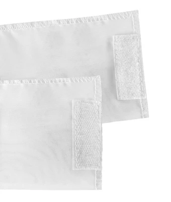 Kate Aurora Luxurious Batiste Sheer French Door Curtain Panel With Tieback 2 Kate Aurora Luxurious Batiste Sheer French Door Curtain Panel With Tieback - Image 2