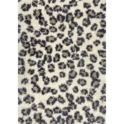 Kenina Leopard Shag Area Rug -Home Furnishing Store GUEST 32050e31 17f6 429b 8795 7bf944957f99