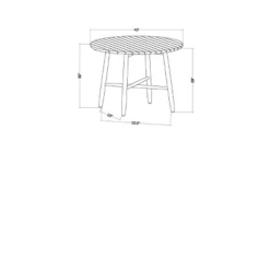 Slat Wood Outdoor Round Dining Table - Natural - Hearth & Hand™ With Magnolia -Home Furnishing Store GUEST 334e6d3b 91cb 4b1e 9568 22cacb161492