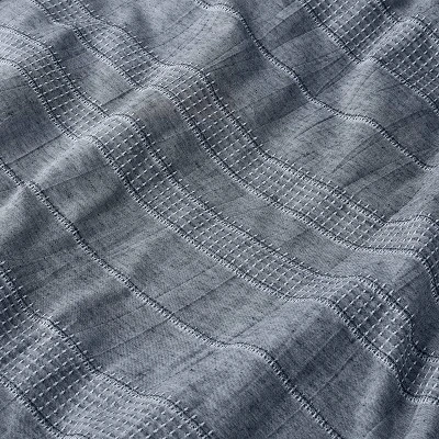 3pc Pickstich Stripe Comforter Bedding Set - Hearth & Hand™ With Magnolia 1 3pc Pickstich Stripe Comforter Bedding Set - Hearth & Hand™ With Magnolia