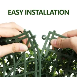 Yaheetech 20" X 20" Artificial Boxwood Hedge Panel Plastic Greenery Indoor & Outdoor -Home Furnishing Store GUEST 33df7677 f52e 402e 8e70 2ac4ed851ce1