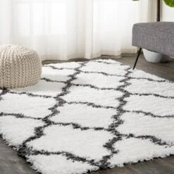 Marrakesh Shag Trellis Area Rug - JONATHAN Y -Home Furnishing Store GUEST 34d67732 f739 42f9 b75e 8863c616093f