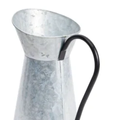 Juvale Rustic-Style Galvanized Pitcher Vase With Handle, Metal Watering Can For Farmhouse-Style Home Decor, Table Centerpieces, 12 In -Home Furnishing Store GUEST 34da2f61 18ec 42d4 8740 2c3f7ae4e139