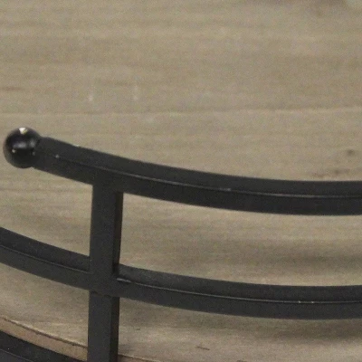 Metal/Wood Decorative Tray - Stratton Home Decor 2 Metal/Wood Decorative Tray - Stratton Home Decor - Image 2