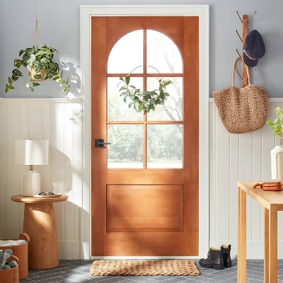 12" Faux Variegated Pothos Hanging Plant - Hearth & Hand™ With Magnolia 1 12" Faux Variegated Pothos Hanging Plant - Hearth & Hand™ With Magnolia