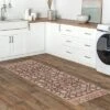 NuLOOM Cathie Persian Floral Machine Washable Area Rug
