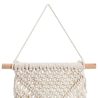 Okuna Outpost 2 Pack Boho Themed Woven Macrame Wall Art, Handing Décor For Home Or Nursery, 15 X 10 In 6 Okuna Outpost 2 Pack Boho Themed Woven Macrame Wall Art, Handing Décor For Home Or Nursery, 15 X 10 In - Image 6