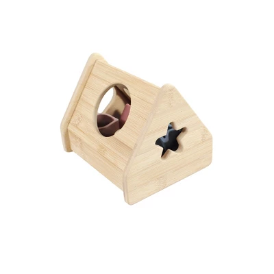 Hudson Baby Infant And Toddler Wood And Silicone Shape Sorter Toy, Multicolor, One Size 1 Hudson Baby Infant And Toddler Wood And Silicone Shape Sorter Toy, Multicolor, One Size