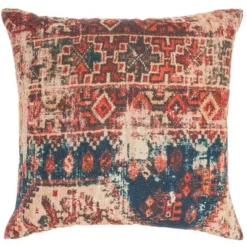 Persian Print Square Throw Pillow Red - Nicole Curtis 12 Persian Print Square Throw Pillow Red - Nicole Curtis -Home Furnishing Store GUEST 3c2ad028 d7bd 47b1 adaf 06160688afb4