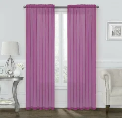 Kate Aurora Basic 2 Pack Sheer Voile Home Window Curtains -Home Furnishing Store GUEST 3c976bfc 7306 4dc7 bf48 78de9f1d6608