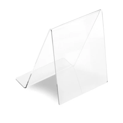 Juvale 6-Pack Acrylic Book Stand For Books, Comics, Phone, Tablet, Clear Easel Display, 4.5x5-Inch Transparent Holder For School, Home, Office 7 Juvale 6-Pack Acrylic Book Stand For Books, Comics, Phone, Tablet, Clear Easel Display, 4.5x5-Inch Transparent Holder For School, Home, Office - Image 7