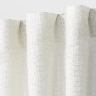 2pk 42"x36" Light Filtering Honeycomb Curtain Tiers White - Threshold™ 1 2pk 42"x36" Light Filtering Honeycomb Curtain Tiers White - Threshold™