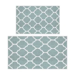 Sussexhome Non Skid Washable Kitchen Runner Rugs Set Of 2 - Multipurpose Low Pile Area Rugs For Laundry Room, Entryway, Bathroom - Set Of 44 X 24 And 31.5 X 20 Inches Floor Mats -Home Furnishing Store GUEST 3e90d1b9 9ca1 4730 8dc6 9533f02658aa