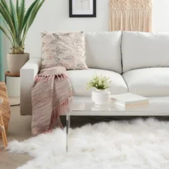 Sofia Faux Fur Sequins Throw Pillow - Mina Victory -Home Furnishing Store GUEST 3ef561aa cdac 41e4 9066 56d2e59d55d5