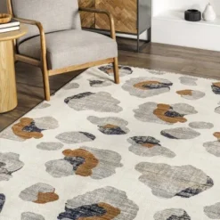 NuLOOM Transitional Leopard Fringe Area Rug -Home Furnishing Store GUEST 3f459315 9520 4645 9eee 88be874011c5