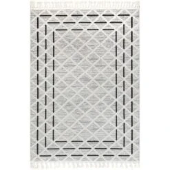 Arvin Olano X RugsUSA - Ventana Crosshatch Textured Area Rug -Home Furnishing Store GUEST 3f93ecc7 6d6a 4f89 a898 0d7d002aaf6f