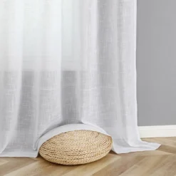 Kate Aurora 2 Pack Lux Thread Premium Woven Grommet Top Sheer Curtain Panels -Home Furnishing Store GUEST 40b20661 828d 4912 a715 382ea41041d3