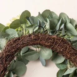 20" Faux Seeded Eucalyptus With Berry Wreath - Hearth & Hand™ With Magnolia -Home Furnishing Store GUEST 41a13a96 c221 49a5 8b77 d32654409299