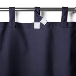 Matine Solid Tab Top Indoor/Outdoor Single Window Curtain For Patio, Pergola, Porch, Cabana, Deck, Lanai - Elrene Home Fashions