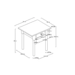 Wood Turned Leg Accent Table With Drawer - Black - Hearth & Hand™ With Magnolia -Home Furnishing Store GUEST 46fe5e86 19d8 496b adcc 52b5612580c0