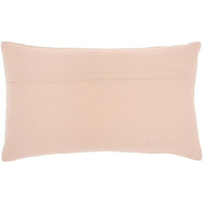 12"x20" Sofia Beaded Flowers Lumbar Throw Pillow - Mina Victory 2 12"x20" Sofia Beaded Flowers Lumbar Throw Pillow - Mina Victory - Image 2