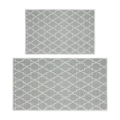 Sussexhome Non Skid Washable Kitchen Runner Rugs Set Of 2 - Multipurpose Low Pile Area Rugs For Laundry Room, Entryway, Bathroom - Set Of 44 X 24 And 31.5 X 20 Inches Floor Mats -Home Furnishing Store GUEST 4b87d1fa 554e 4e85 ae40 37d8271f354d