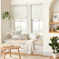 Cordless Blackout Roman Window Shade With Valance - Hearth & Handâ„¢ With Magnolia