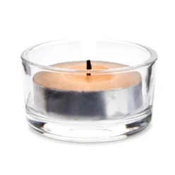 Juvale 24 Pack Clear Glass Short Tealight Candle Holders For Table Centerpieces, Wedding Receptions, Party Decorations, Restaurant Tables, 1 X 2 In -Home Furnishing Store GUEST 50bdfc5d ae78 444c ac8f f254a1f3c675