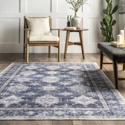 NuLOOM Finley Machine Washable Vintage Distressed Area Rug 16 NuLOOM Finley Machine Washable Vintage Distressed Area Rug -Home Furnishing Store GUEST 50efd3f6 03c1 4508 85b1 fdf98966729a