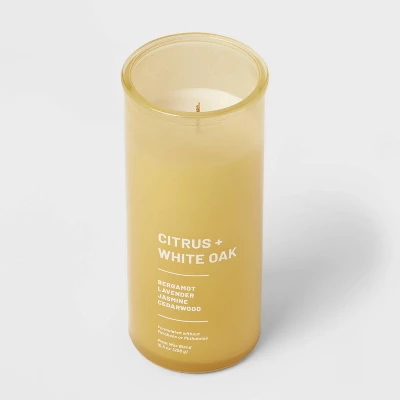 Wellness Jar Citrus And White Oak Candle Yellow - Threshold™ 2 Wellness Jar Citrus And White Oak Candle Yellow - Threshold™ - Image 2
