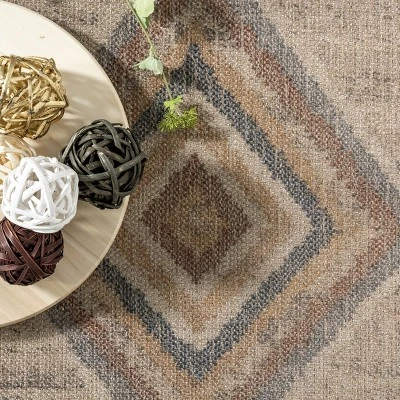 NuLOOM Jonie Bohemian Easy-Jute Machine Washable Area Rug 5 NuLOOM Jonie Bohemian Easy-Jute Machine Washable Area Rug - Image 5