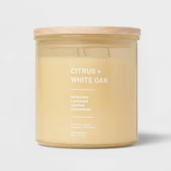 Wellness Jar Citrus And White Oak Candle Yellow - Threshold™ 12 Wellness Jar Citrus And White Oak Candle Yellow - Threshold™ -Home Furnishing Store GUEST 51de7eb0 bd7c 4e8e b79b 9ae5ec48b1d3