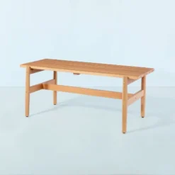 Slat Wood Outdoor Coffee Table - Natural - Hearth & Hand™ With Magnolia -Home Furnishing Store GUEST 52a8a692 a29f 4efc a366 82c5741a8dd2