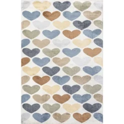 NuLOOM Neive Colorful Hearts Machine Washable Area Rug -Home Furnishing Store GUEST 5430994a 2f5d 4931 825a 7c359669c2cb