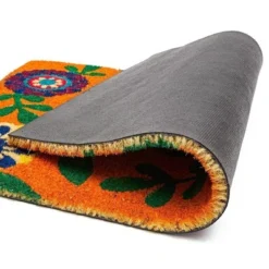 Juvale Natural Coir Floral Spring Door Mat For Front Door Entry, Outdoor Welcome Non-Slip Rug, 17 X 30 In -Home Furnishing Store GUEST 565ee5d9 0913 4a98 bf07 ef3b1191ff12