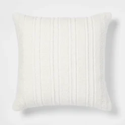 Oversized Textural Woven Throw Pillow Cream - Threshold™ 9 Oversized Textural Woven Throw Pillow Cream - Threshold™ -Home Furnishing Store GUEST 576d2931 2f98 4603 97e9 14cb8d27855b