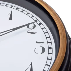 Farmlyn Creek Weatherproof Outdoor Wall Clock And Temperature Gauge Thermometer For Patios & Pools, Black, 12 In 11 Farmlyn Creek Weatherproof Outdoor Wall Clock And Temperature Gauge Thermometer For Patios & Pools, Black, 12 In -Home Furnishing Store GUEST 5bc2e5b4 c2e1 4c4e 975f a224d987cb64