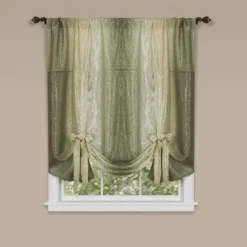 GoodGram Royal Ombre Crushed Semi Sheer Tie Up Single Window Curtain Shade -Home Furnishing Store GUEST 5c8292cc 206c 43be 8ab0 0ea9814bac1a