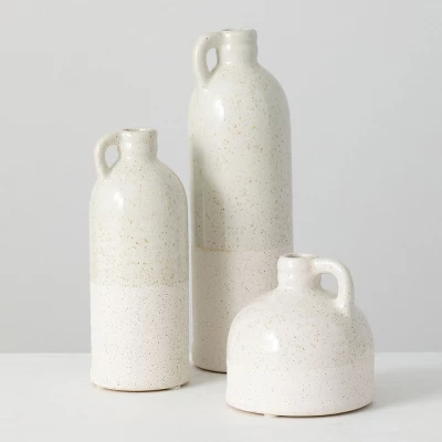 Sullivans Set Of 3 Bottle Vases 10"H, 7.5"H & 4"H 9 Sullivans Set Of 3 Bottle Vases 10"H, 7.5"H & 4"H - Image 9