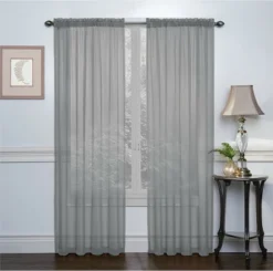Kate Aurora Living Premium 2 Pack Sheer Voile Window Curtain Panels -Home Furnishing Store GUEST 5d135416 f77b 48e5 9dc3 e803765130c6