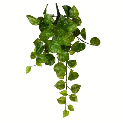 Vickerman Artificial Pothos Hanging Bush 3 Vickerman Artificial Pothos Hanging Bush - Image 3