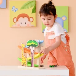 Teamson Kids Wooden Ramp Racer Toy, Click Clack Track, Zig Zag & Cars PS-T0007 -Home Furnishing Store GUEST 5f4acd11 db5c 4e33 ab53 3e730c346f61