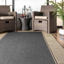 NuLOOM Asha Simple Border Indoor/Outdoor Area Rug -Home Furnishing Store GUEST 615d8337 196f 48b7 8788 314b158fd3c5