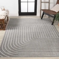 JONATHAN Y Odense Minimalist Angle Geometric Indoor Area Rug