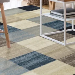 Contemporary Tile Modern Indoor Area Rug Or Runner By Blue Nile Mills -Home Furnishing Store GUEST 62d3bcb6 20b2 4d2e 9b41 ac025e473a79