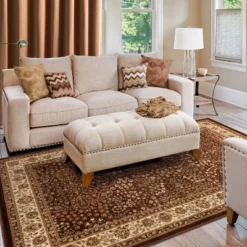 Traditional Floral Medallion Ornamental Indoor Runner Area Rug By Blue Nile Mills -Home Furnishing Store GUEST 63982c34 2743 43e9 b1e4 e4c07a2590af