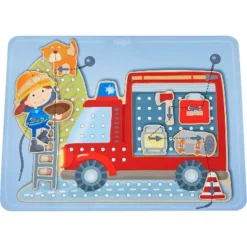 HABA Fire Engine Rescue Themed Threading Game -Home Furnishing Store GUEST 64310f52 d0c6 47fe 91df a35e70f5ea61